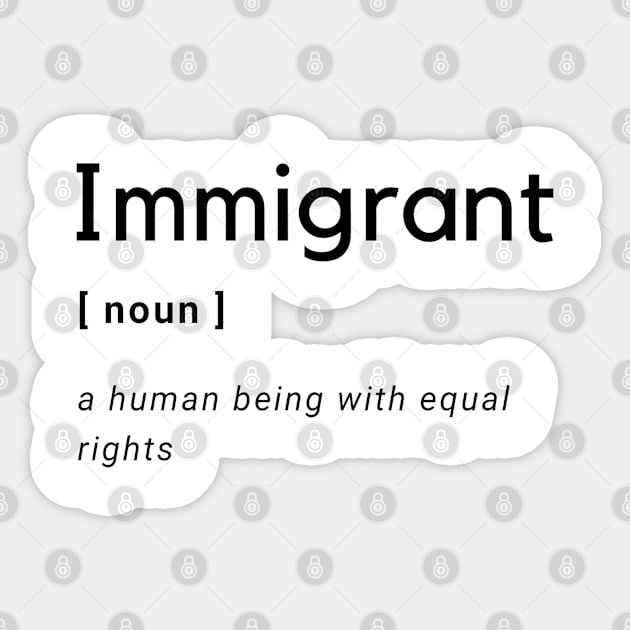 Immigrant Definition Sticker by OCJF